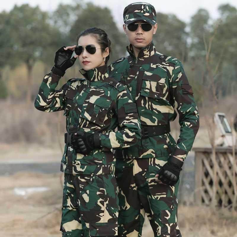 猎人迷彩服套装男教官耐磨图片