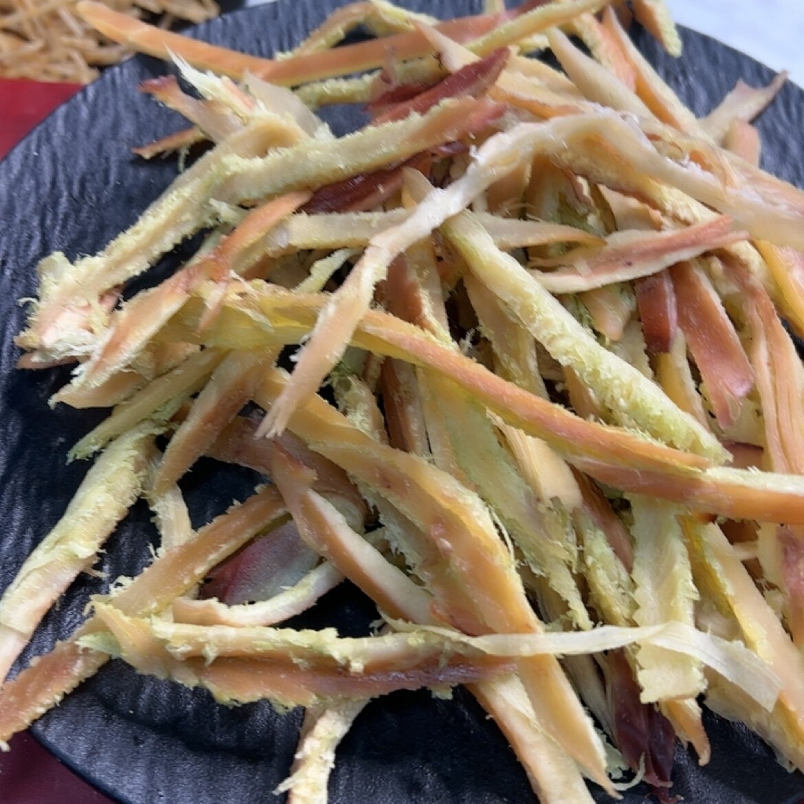 芥末味鱿鱼条图片