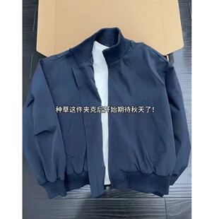 短款 立领bomber廓形工装 飞行员春季 秋季 外套 夹克男款 cleanfit美式