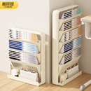 桌边书架可移动小推车置物架学生落地高中生教室书本书桌旁收纳架