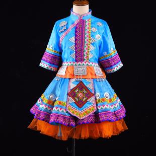 独唱少数民族服装租赁壮族彝族藏族侗族舞蹈服出租
