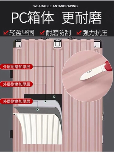 Вместительный и большой прочный универсальный чемодан, 2022