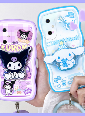 适用华为畅享60手机壳80新款10plus可爱20se玉桂狗50pro麦芒30紫色70x库洛米70m透明hinova12se波浪边畅享60