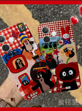 适用oppok13turbopro手机壳k13x新款k13s可爱k12s猫咪k11x卡通k12plus鼬鼠k3红色k10透明k9x硅胶的k7创意0pp0