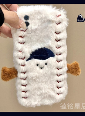 适用vivoy52s手机壳y73毛绒y70s新款y35刺绣y33s棒球帽y31防摔y9s高级感y7s白色y5s小众y3超火Y36C冬天Y37Pro