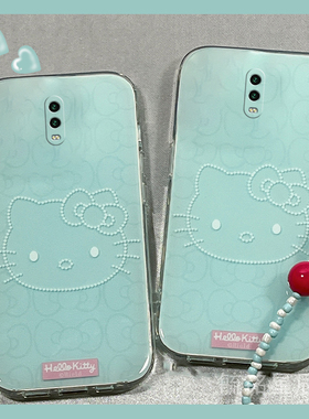 适用oppor17手机壳r15梦镜版r15x新款r11splus蓝色KT猫r11t可爱r11s带挂绳的r9软硅胶HelloKitty女生r9splus