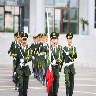 学生升旗手国旗班仪仗队服装护卫队护旗手鼓乐队礼服军乐队演出服