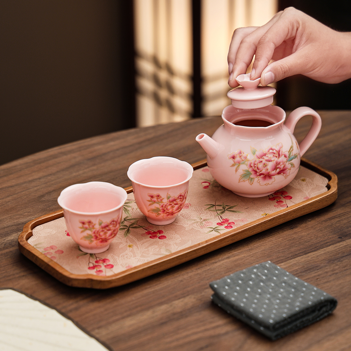 女士精致茶具套装家用高颜值茶壶