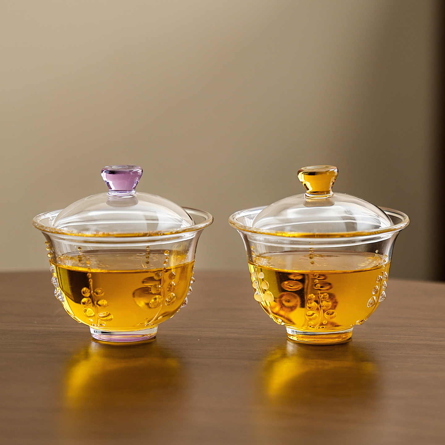 高硼硅盖碗家用泡茶器小号女士