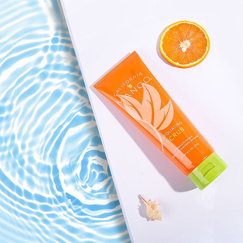 加州芒果身体磨砂膏保湿滋润嫩白关节去鸡皮角质死皮全身手部搓泥