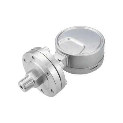 YTP100BF 螺纹连接M20*1.5 4分 1/2耐腐蚀不锈钢耐震隔膜压力表