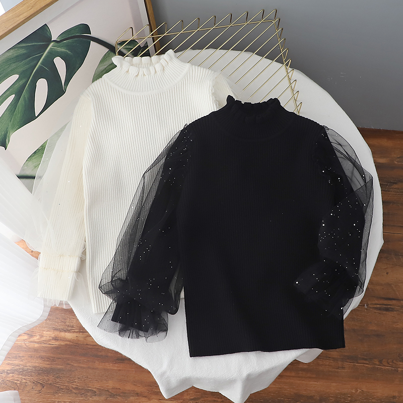 女孩时尚打底衫中大童百搭