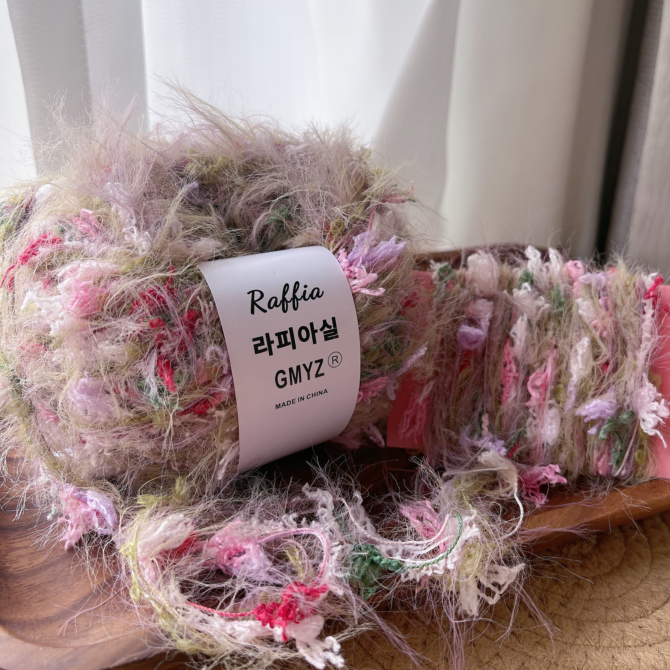 多股手混线包包帽子围巾毛线团