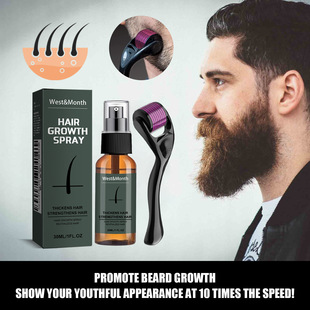 Natural Men Beard Growth Essence Spray Hair Loss Treatment