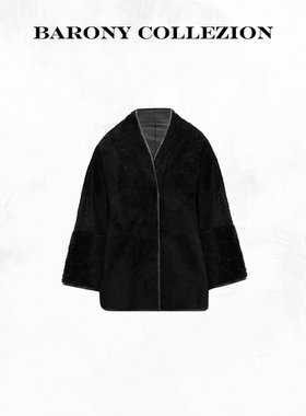 BARONY86126富贵袖25-26新拉贡LACON双穿皮草皮毛一体