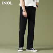 裤 直筒休闲长裤 男韩版 宽松阔腿微喇小西裤 潮流春秋新款 垂坠感西装
