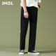 裤 直筒休闲长裤 男韩版 宽松阔腿微喇小西裤 潮流春秋新款 垂坠感西装