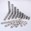 不锈钢角码 三角直片固定器角铁支架加固家具衣柜固定件金属支撑架