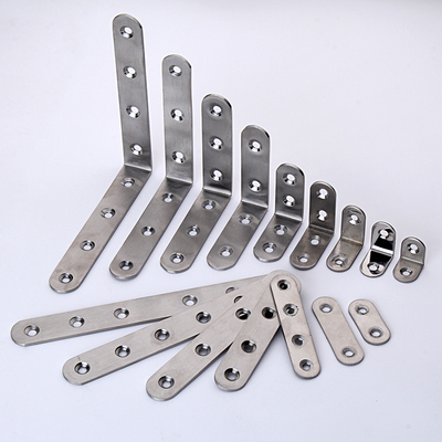 不锈钢角码三角直片固定器角铁支架加固家具衣柜固定件金属支撑架