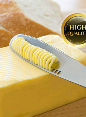 不锈钢黄油刀多用途西餐面包果酱刀亚马逊家用奶酪刀