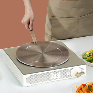 电磁炉导热板电陶炉砂锅摩卡壶导热垫片燃气灶不锈钢解冻盘