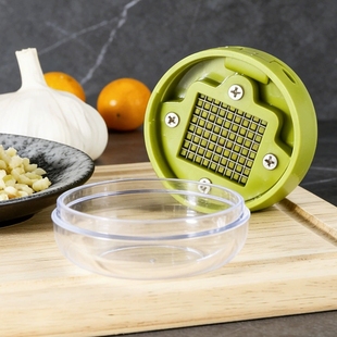 手动大蒜切碎器 厨房多功能压蒜器捣蒜家用切姜葱蒜泥辅食工具器