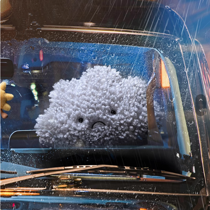 英国趣味暴风云可爱玩偶安抚陪伴娃娃