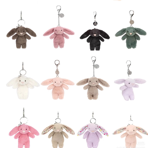 英国碎花害羞邦妮兔公仔包包