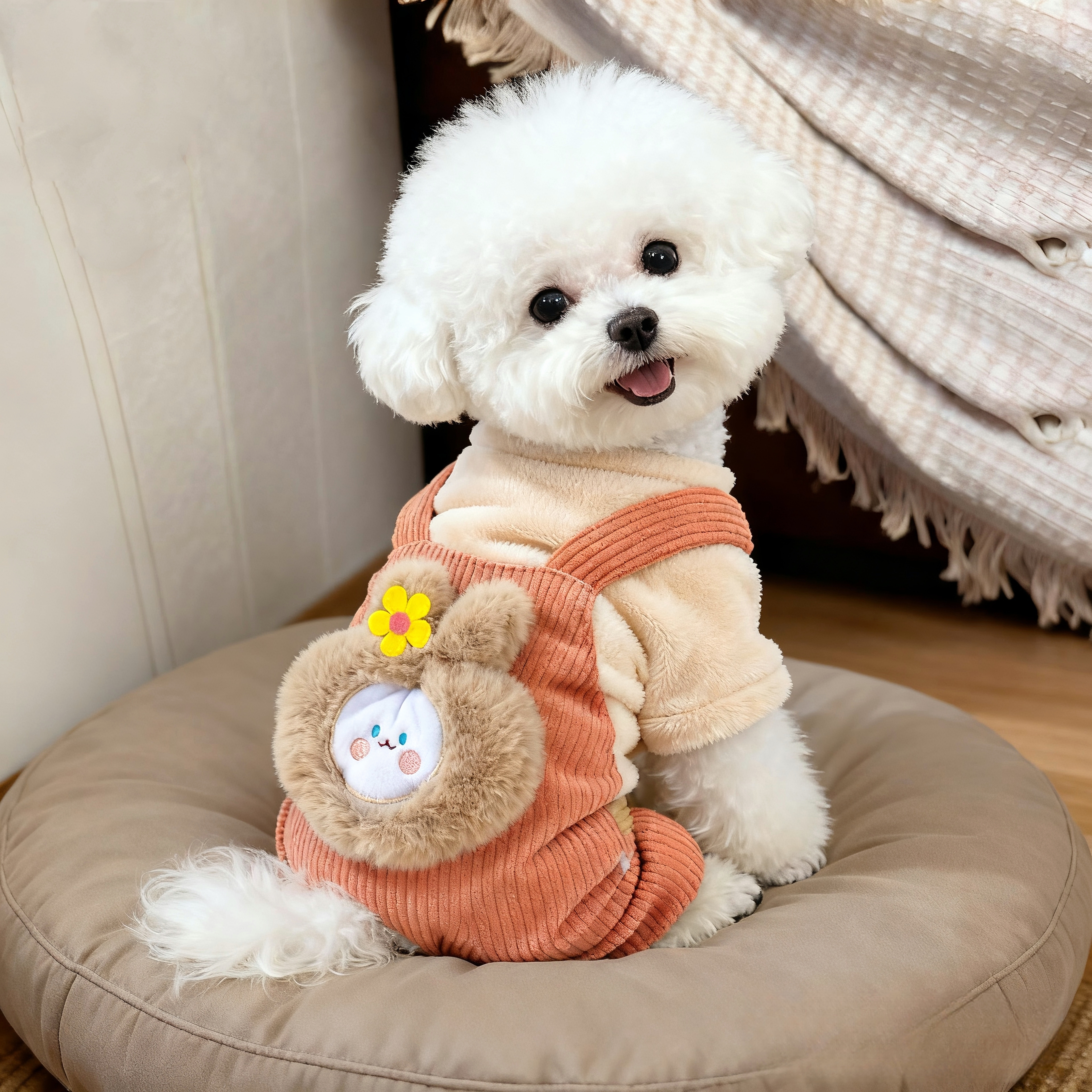 狗狗衣服秋冬款加厚保暖四脚衣