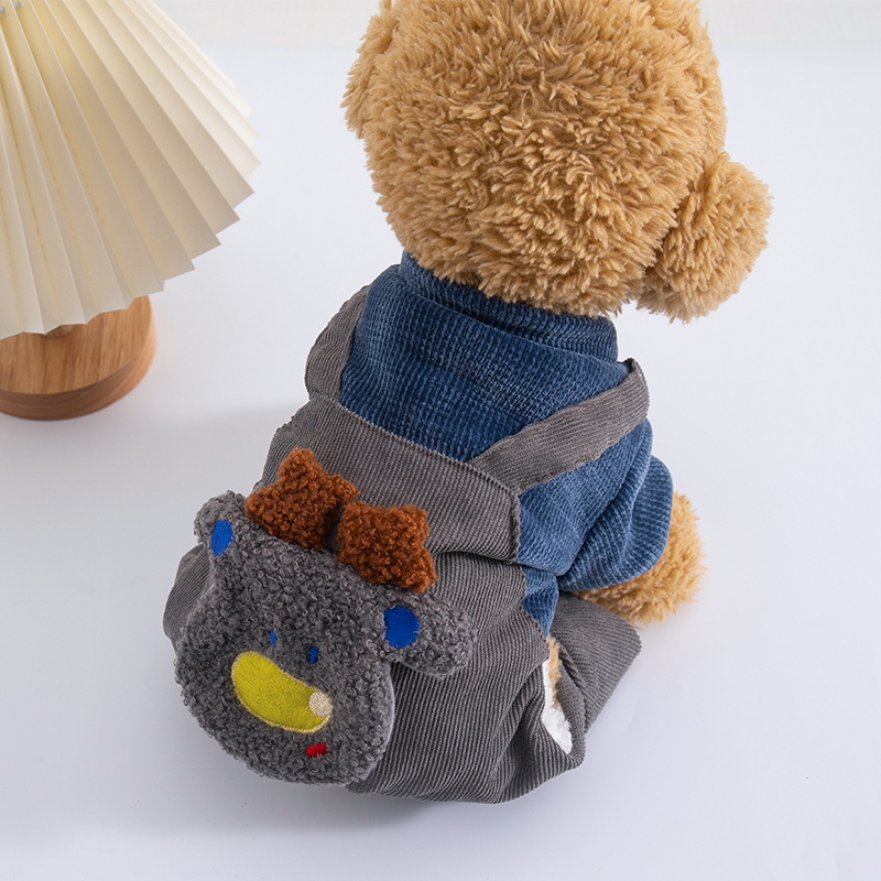 狗狗四脚衣服加厚秋冬季保暖新款