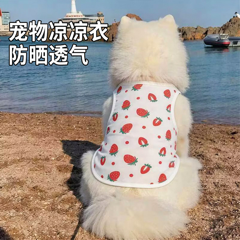 大狗狗衣服夏天薄款透气防晒背心