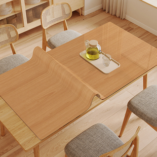 仿实木纹桌布防水防油免洗防烫pvc软玻璃餐桌垫台布茶几桌垫ds