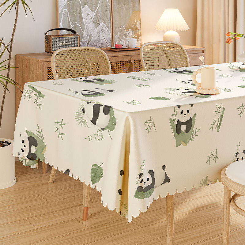 pvc桌布防水防油免洗书桌ins长方形餐桌布轻奢高级感茶几桌垫台布