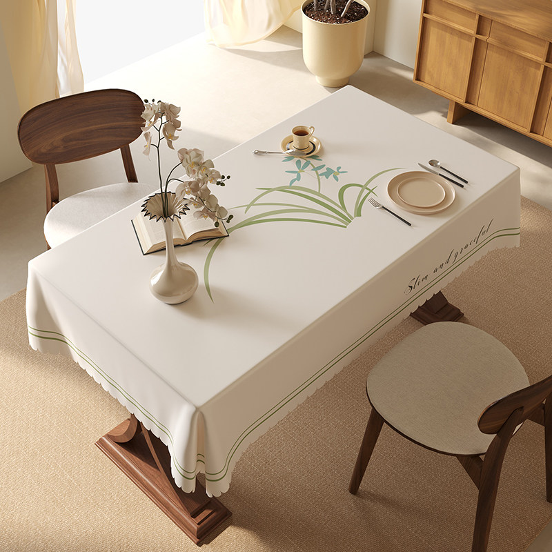 新中式桌布防水防油免洗防烫茶桌垫布长方形餐桌布茶几台布艺PVC,居家布艺,桌布,淘宝优惠券,粉丝福利购,淘宝优惠卷