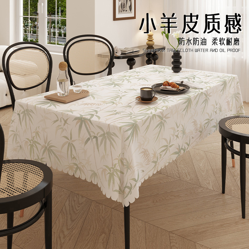 防水防油！细腻小羊皮桌布