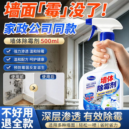 【阴雨天克星】墙体除霉神器