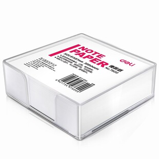 得力7600/7601/7602便签纸便条纸盒装便利贴300张空白记事纸办公