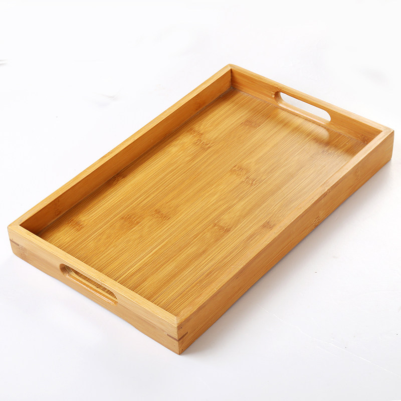竹制茶盘 花茶茶具托盘 长方形茶海茶台 奉茶盘 茶具茶道配件