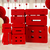 2026新年立体福字摆件新款 饰春节过年味氛围感布置 马年客厅桌面装