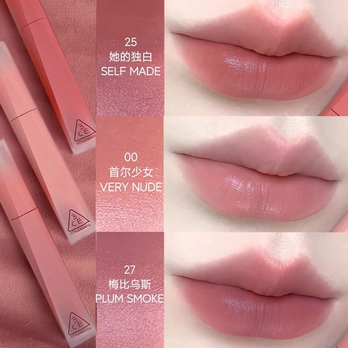 3CE, блеск для губ, белый чай горный улун, чай с молоком, помада, пробник