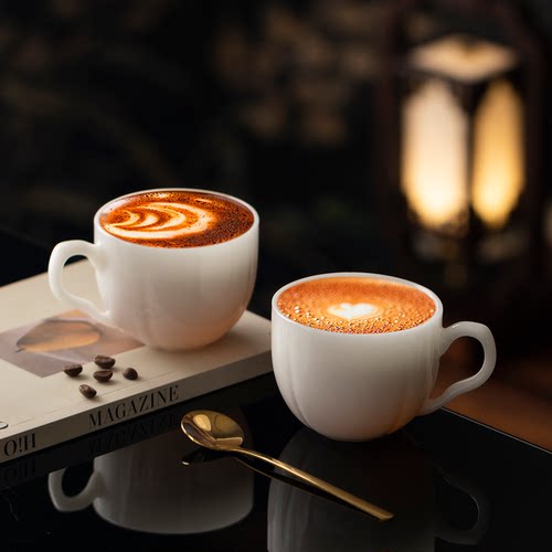 冰种璞玉瓷高档下午杯咖啡杯