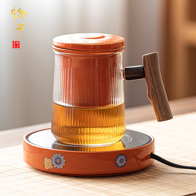 煮茶器迷你电陶炉烧水恒温小型杯垫底座加热保温玻璃壶家用礼盒,餐饮具,茶壶,淘宝优惠券,粉丝福利购,淘宝优惠卷