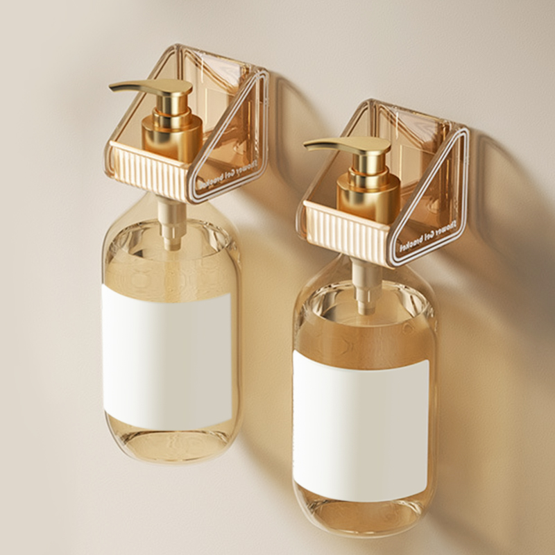 T挂架/沐浴露A1zoq001-洗手液挂壁器收纳免打孔浴室洗发水置物架
