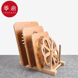 家用架子茶杯玻璃杯收纳置物架杯架茶具倒挂沥水 隔热垫AA1S24