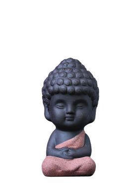 工艺禅意风陶瓷紫砂茶盘摆件