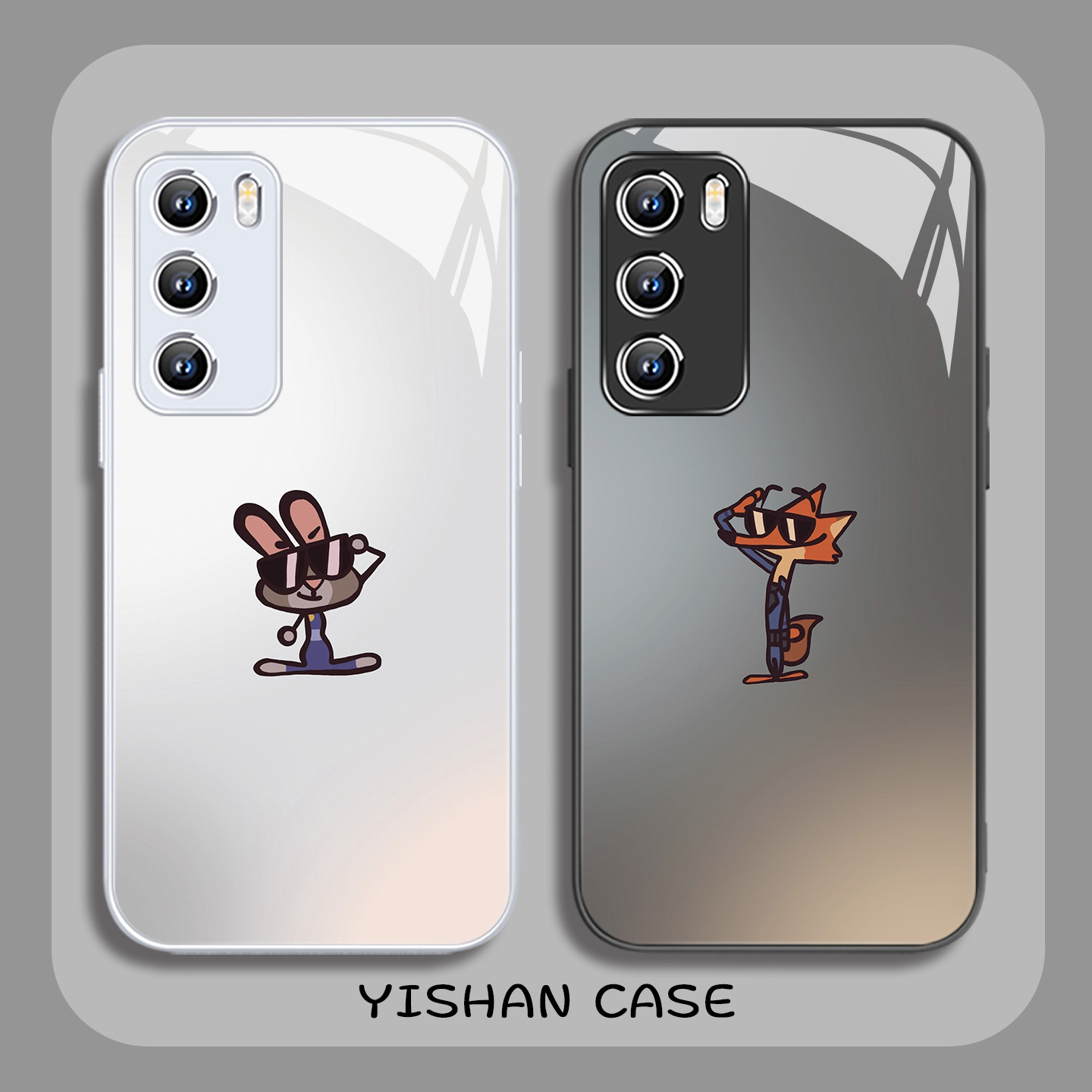 疯狂动物城2情侣手机壳适用华为