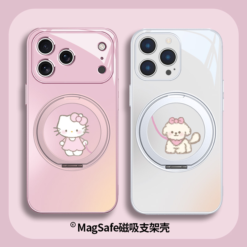 hellokitty猫磁吸手机壳适用苹果