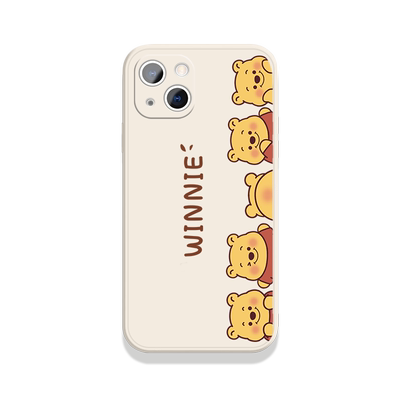 卡通可爱维尼熊适用苹果手机壳