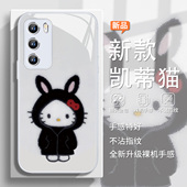 毛绒HelloKitty猫手机壳适用华为mate80 pura80女款 mate70pro凯蒂猫nova14卡通可爱荣耀400玻璃Magic7哈喽kit