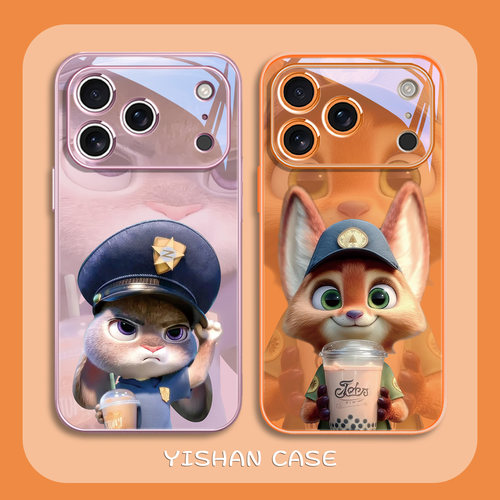 疯狂动物城2情侣手机壳适用苹果